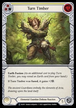Turn Timber (Yellow) (Normal) - Tales of Aria - Unlimited (Rare) [ELE-U-ELE011]