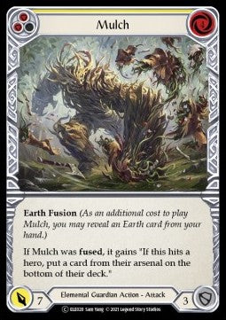 Mulch (Yellow) (Rainbow Foil) - Tales of Aria - Unlimited (Common) [ELE-U-ELE020]