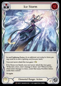 Ice Storm (Rainbow Foil) - Tales of Aria - Unlimited (Majestic) [ELE-U-ELE037]