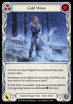 Cold Wave (Blue) (Normal) - Tales of Aria - Unlimited (Rare) [ELE-U-ELE040]