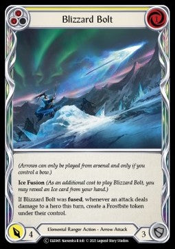 Blizzard Bolt (Yellow) (Normal) - Tales of Aria - Unlimited (Common) [ELE-U-ELE045]