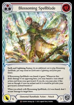 Blossoming Spellblade (Rainbow Foil) - Tales of Aria - Unlimited (Majestic) [ELE-U-ELE064]