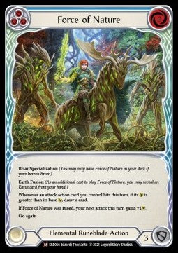 Force of Nature (Rainbow Foil) - Tales of Aria - Unlimited (Majestic) [ELE-U-ELE066]