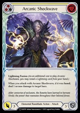 Arcanic Shockwave (Yellow) (Rainbow Foil) - Tales of Aria - Unlimited (Common) [ELE-U-ELE074]