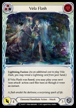 Vela Flash (Yellow) (Normal) - Tales of Aria - Unlimited (Common) [ELE-U-ELE077]