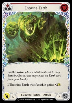 Entwine Earth (Red) (Rainbow Foil) - Tales of Aria - Unlimited (Common) [ELE-U-ELE094]