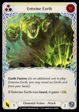 Entwine Earth (Yellow) (Rainbow Foil) - Tales of Aria - Unlimited (Common) [ELE-U-ELE095]