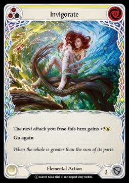 Invigorate (Yellow) (Rainbow Foil) - Tales of Aria - Unlimited (Common) [ELE-U-ELE104]