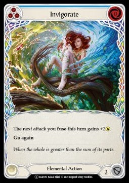 Invigorate (Blue) (Normal) - Tales of Aria - Unlimited (Common) [ELE-U-ELE105]