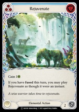 Rejuvenate (Blue) (Rainbow Foil) - Tales of Aria - Unlimited (Common) [ELE-U-ELE108]