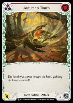 Autumn's Touch (Red) (Rainbow Foil) - Tales of Aria - Unlimited (Common) [ELE-U-ELE128]