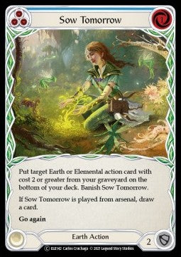 Sow Tomorrow (Blue) (Normal) - Tales of Aria - Unlimited (Common) [ELE-U-ELE142]