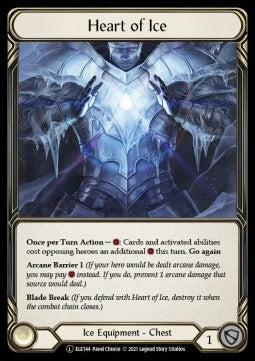 Heart of Ice (Rainbow Foil) - Tales of Aria - Unlimited (Legendary) [ELE-U-ELE144]