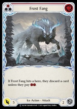 Frost Fang (Red) (Rainbow Foil) - Tales of Aria - Unlimited (Rare) [ELE-U-ELE148]