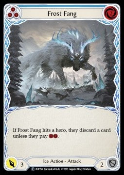 Frost Fang (Blue) (Rainbow Foil) - Tales of Aria - Unlimited (Rare) [ELE-U-ELE150]
