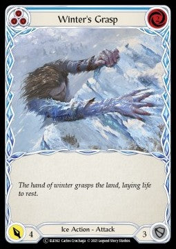 Winter's Grasp (Blue) (Rainbow Foil) - Tales of Aria - Unlimited (Common) [ELE-U-ELE162]