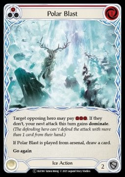 Polar Blast (Red) (Rainbow Foil) - Tales of Aria - Unlimited (Common) [ELE-U-ELE166]
