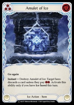 Amulet of Ice (Rainbow Foil) - Tales of Aria - Unlimited (Common) [ELE-U-ELE172]