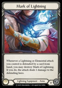 Mark of Lightning (Rainbow Foil) - Tales of Aria - Unlimited (Common) [ELE-U-ELE174]