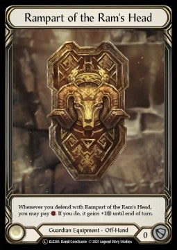 Rampart of the Ram's Head (Rainbow Foil) - Tales of Aria - Unlimited (Legendary) [ELE-U-ELE203]