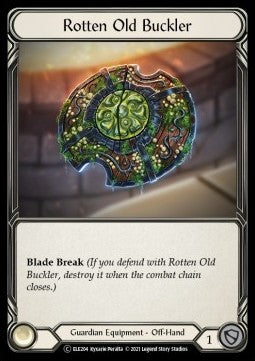 Rotten Old Buckler (Rainbow Foil) - Tales of Aria - Unlimited (Common) [ELE-U-ELE204]