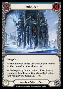Embolden (Blue) (Rainbow Foil) - Tales of Aria - Unlimited (Rare) [ELE-U-ELE208]