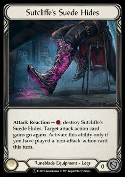 Sutcliffe's Suede Hides (Rainbow Foil) - Tales of Aria - Unlimited (Common) [ELE-U-ELE225]