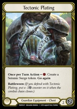 Tectonic Plating (Cold Foil Golden) - FAB Promos (Promo) [FAB-004]
