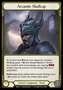 Arcanite Skullcap (Cold Foil Golden) - FAB Promos (Promo) [FAB-007]