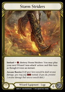 Storm Striders (Cold Foil Golden) - FAB Promos (Promo) [FAB-011]