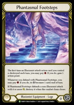 Phantasmal Footsteps (Cold Foil Golden) - FAB Promos (Promo) [FAB-019]