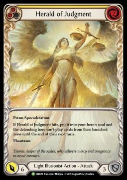 Herald of Judgment (Extended Art Rainbow Foil) - FAB Promos (Promo) [FAB-028]