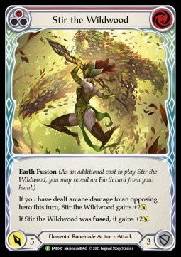 Stir the Wildwood (Red) (Alternate Art Rainbow Foil) - FAB Promos (Promo) [FAB-047]