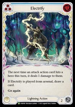 Electrify (Blue) (Alternate Art Rainbow Foil) - FAB Promos (Promo) [FAB-048]