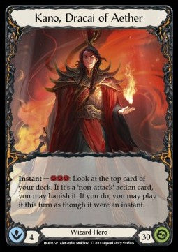 Kano, Dracai of Aether (Cold Foil) - Hero Promos (Promo) [HER-012]