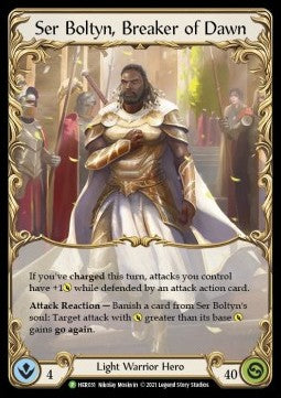 Ser Boltyn, Breaker of Dawn (Cold Foil) - Hero Promos (Promo) [HER-031]