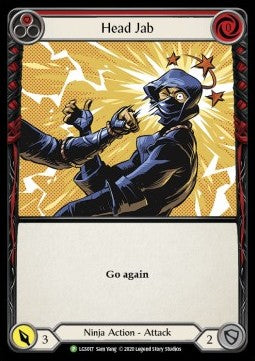 Head Jab (Red) (Rainbow Foil) - LGS Promos (Promo) [LGS-017]