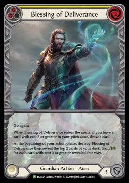 Blessing of Deliverance (Yellow) (Rainbow Foil) - LGS Promos (Promo) [LGS-024]