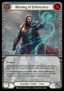 Blessing of Deliverance (Blue) (Rainbow Foil) - LGS Promos (Promo) [LGS-025]