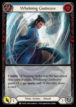Whelming Gustwave (Blue) (Rainbow Foil) - LGS Promos (Promo) [LGS-028]