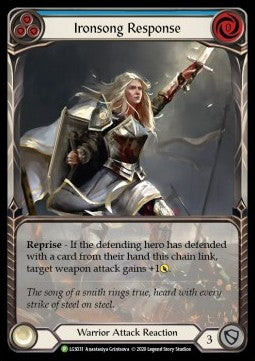 Ironsong Response (Blue) (Rainbow Foil) - LGS Promos (Promo) [LGS-031]