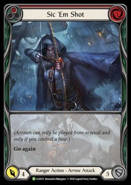 Sic 'Em Shot (Red) (Rainbow Foil) - LGS Promos (Promo) [LGS-035]