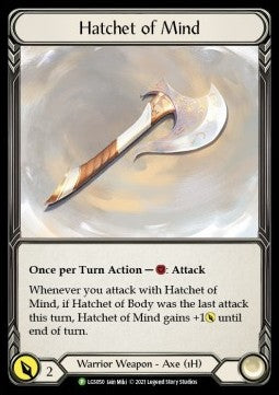 Hatchet of Mind (Cold Foil) - LGS Promos (Promo) [LGS-050]