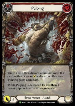 Pulping (Red) (Extended Art Rainbow Foil) - LGS Promos (Promo) [LGS-051]