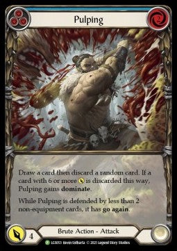 Pulping (Blue) (Extended Art Rainbow Foil) - LGS Promos (Promo) [LGS-053]