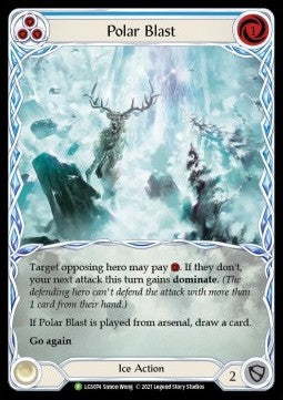 Polar Blast (Blue) (Extended Art Rainbow Foil) - LGS Promos (Promo) [LGS-074]