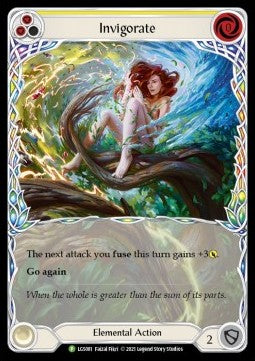 Invigorate (Yellow) (Extended Art Rainbow Foil) - LGS Promos (Promo) [LGS-081]
