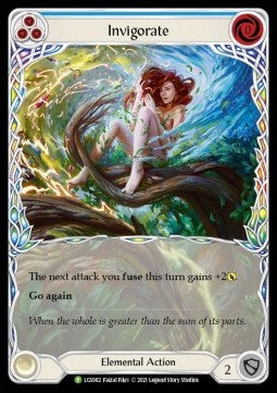 Invigorate (Blue) (Extended Art Rainbow Foil) - LGS Promos (Promo) [LGS-082]