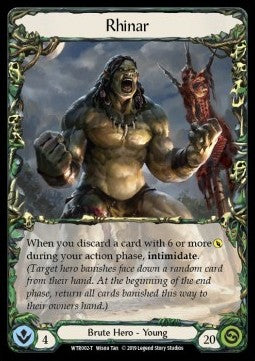 Rhinar // Dorinthea (Normal) - Welcome to Rathe - Alpha (Token) [WTR-A-002/114]