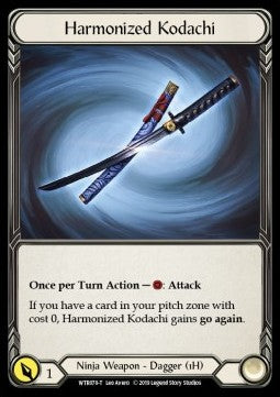 Harmonized Kodachi // Quicken (Normal) - Welcome to Rathe - Alpha (Token) [WTR-A-078/225]